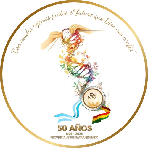 Logo de las Bodas de Oro de la Provincia Jesús Sacramentado